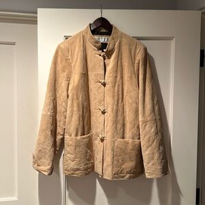 Gretchen Scott washable suede jacket